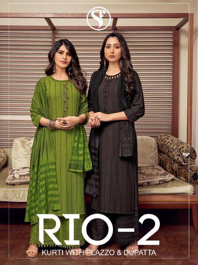 sweety fashion rio vol 2 series 2001-2007 rayon readymade suit 