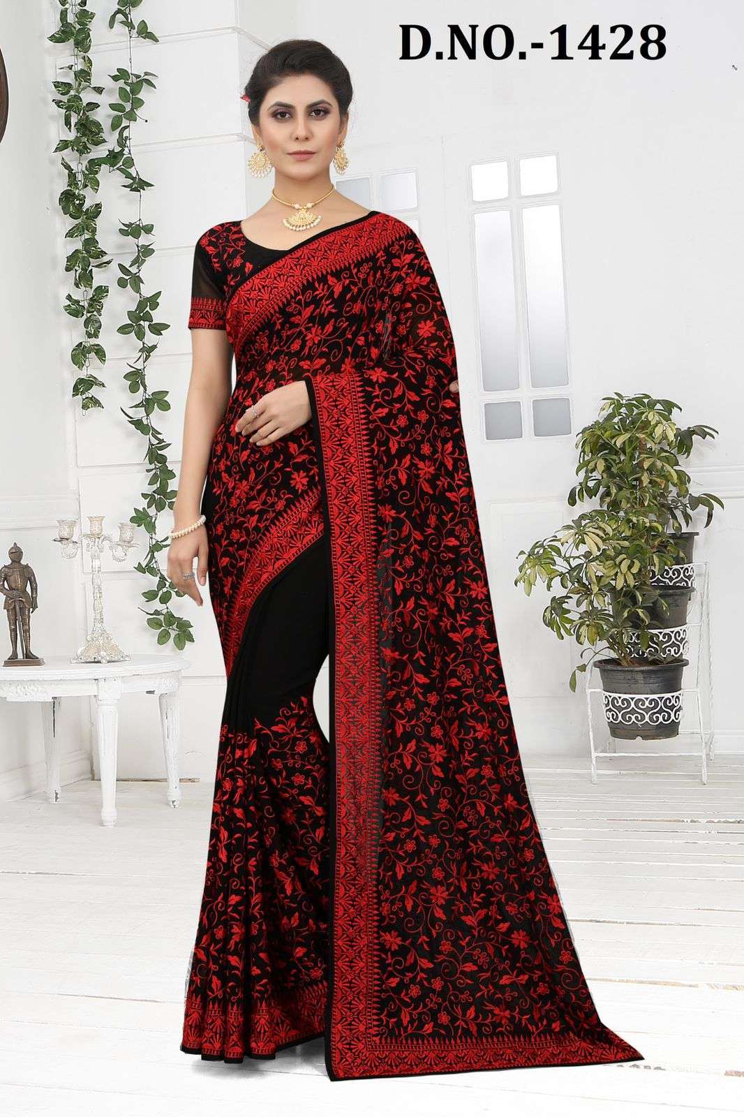 utsavnari oskar designer fancy saree