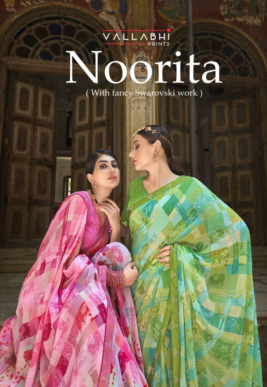 vallabhi noorita series 17231-17238 georgette saree 