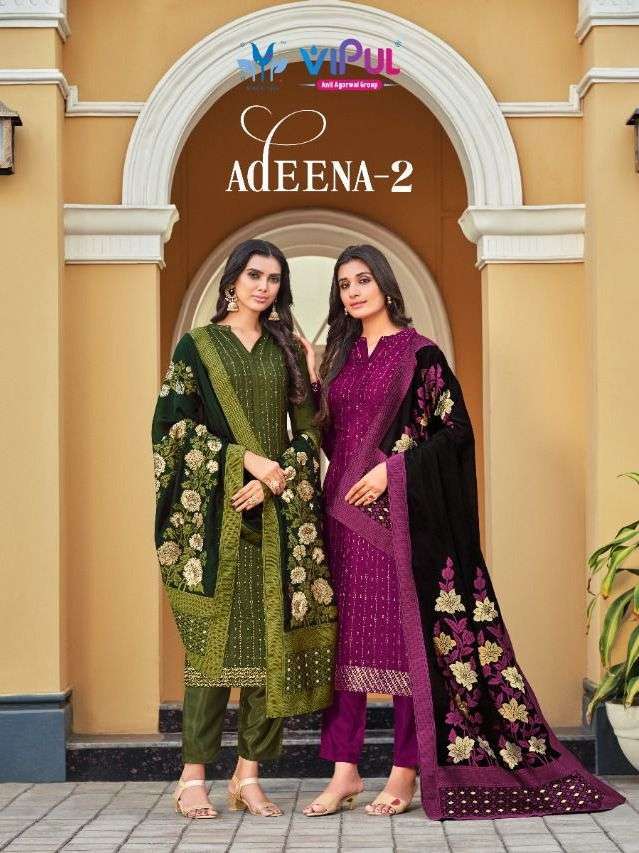 vipul adeena vol 2 series 5011-5016 chinon suit 