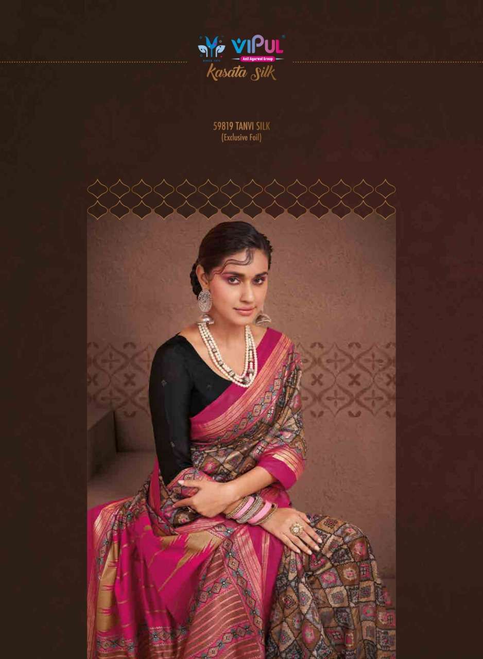 vipul kasata silk series 59805-59822 fancy silk saree