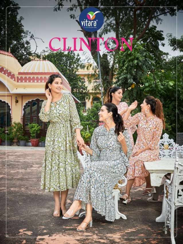 vitara clinton series 1001-1004 georgette kurti