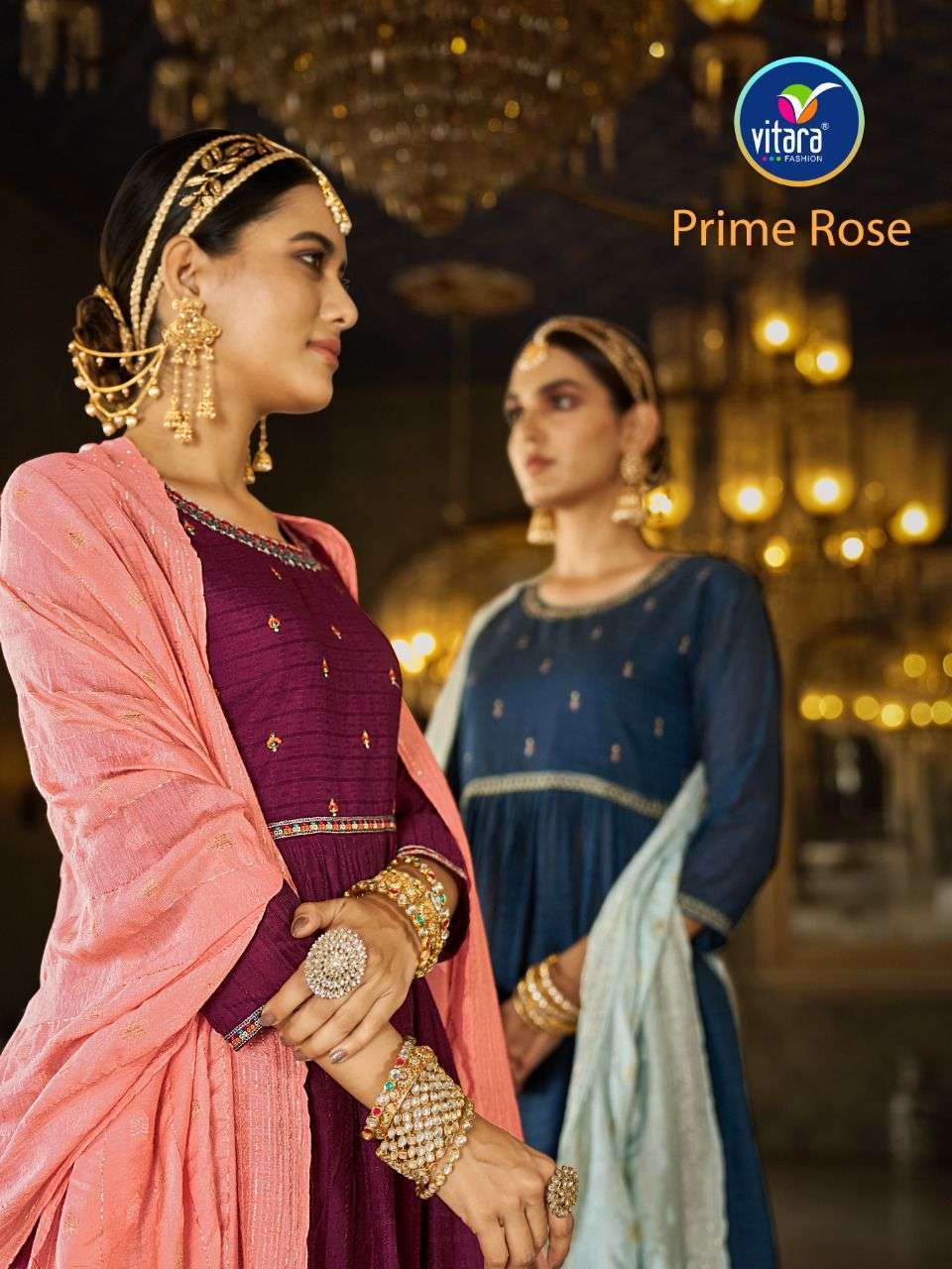 vitara prime rose vol 2 series 1001-1004 viscose readymade suit