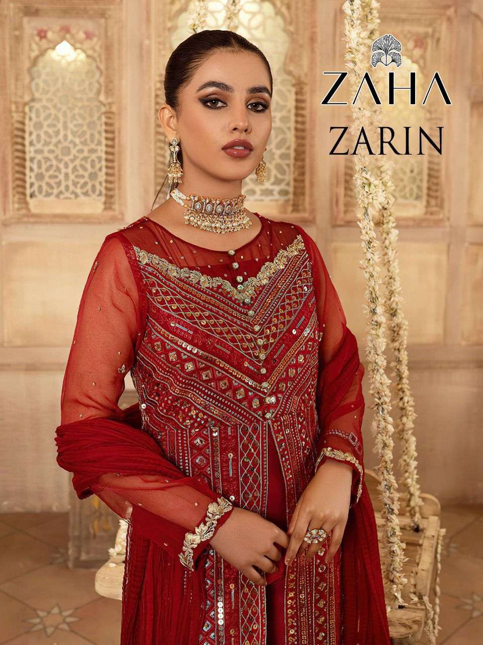 zaha zarin vol 1 series 10040-10042 georgette suit 