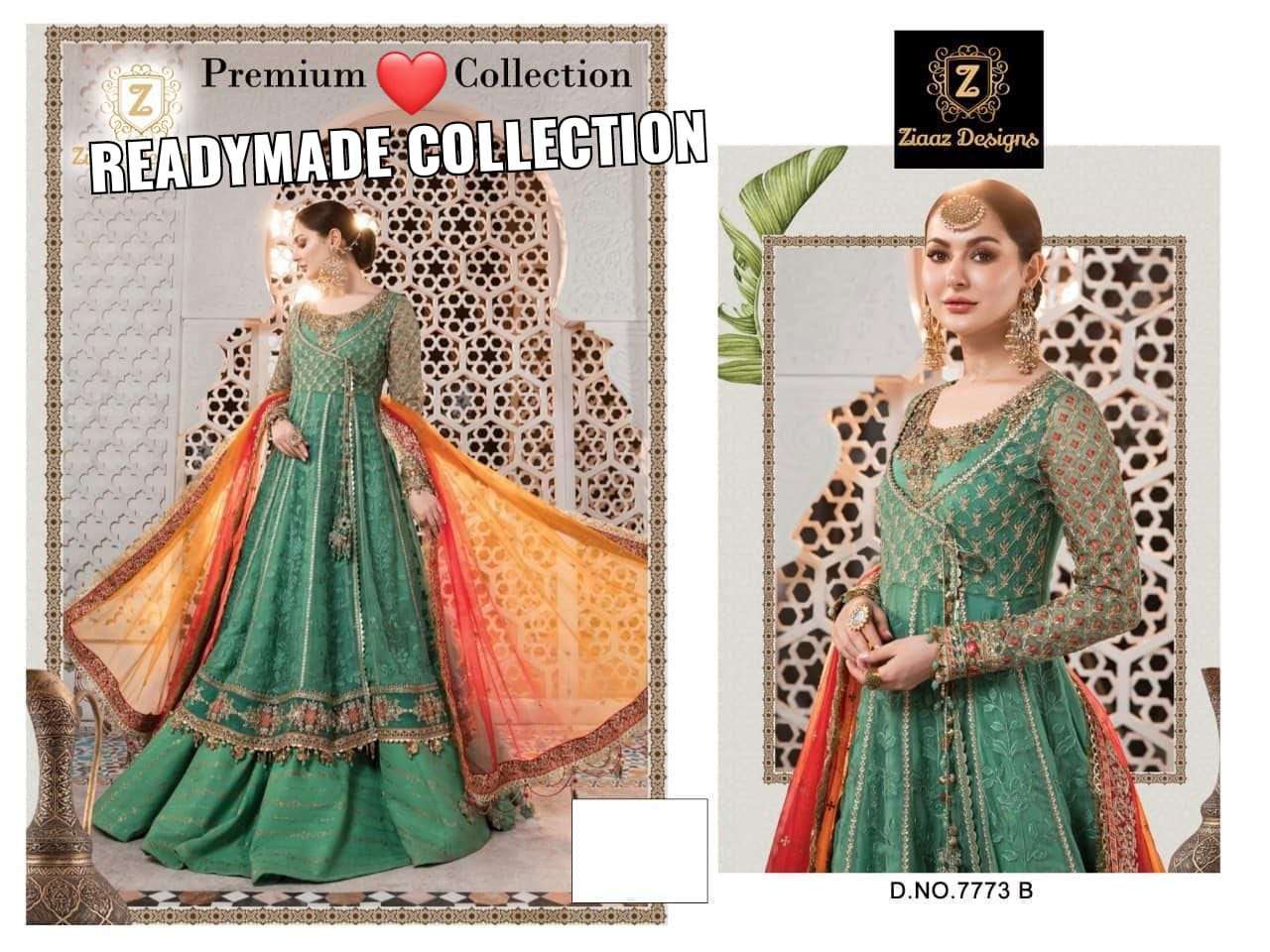 ziaaz designs 7773 b georgette suit 