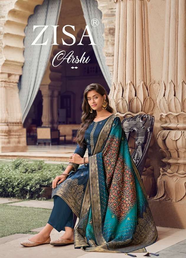 zisa arshi series 13971-13976 dola jacquard suit 