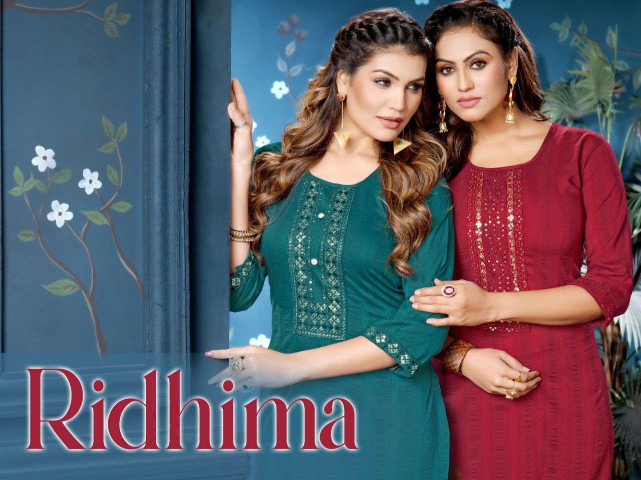 Beauty Ridhima series 101-108 heavy fancy kurti