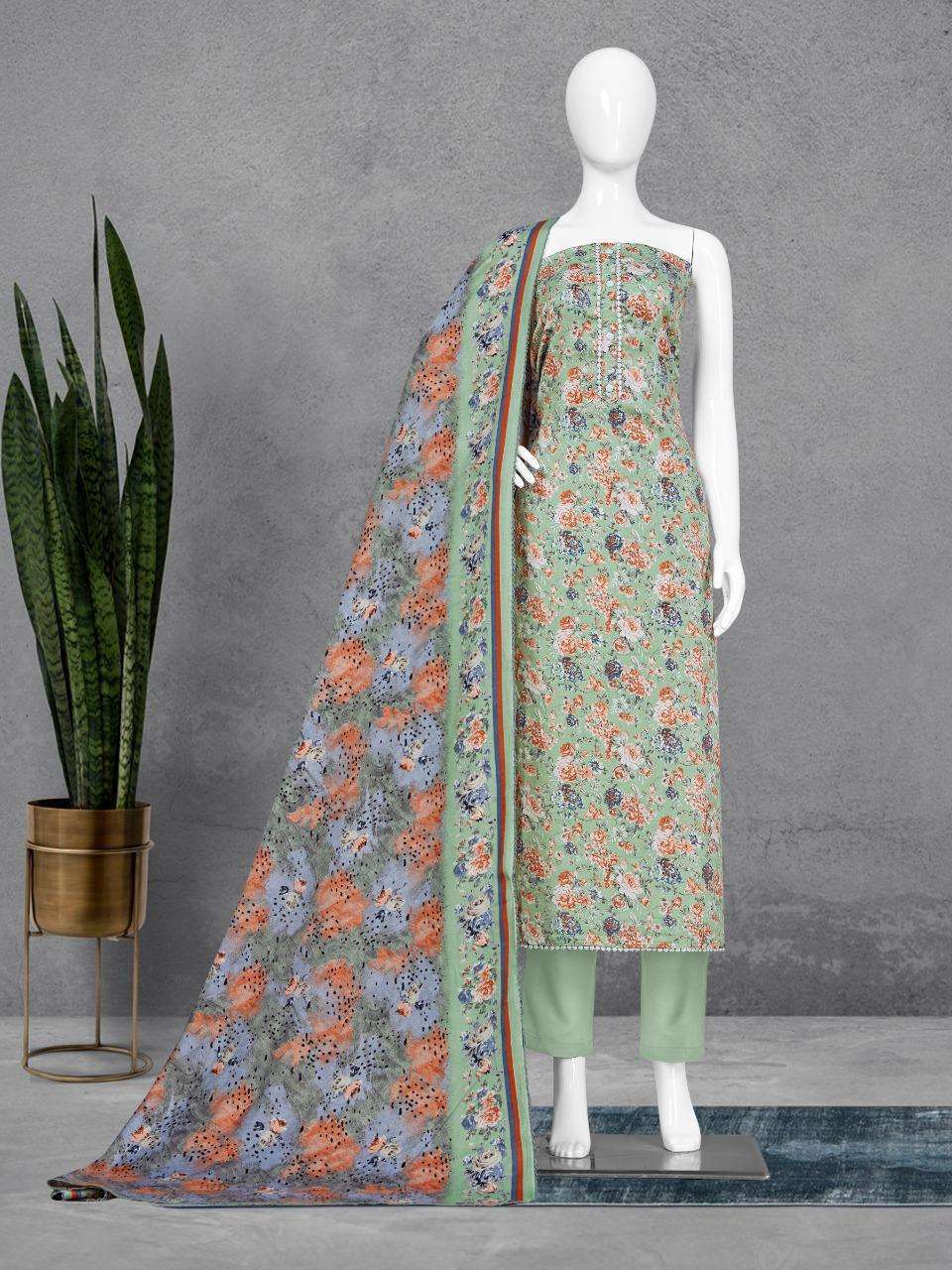 bipson lajjo series 1949 pashmina jacquard suit