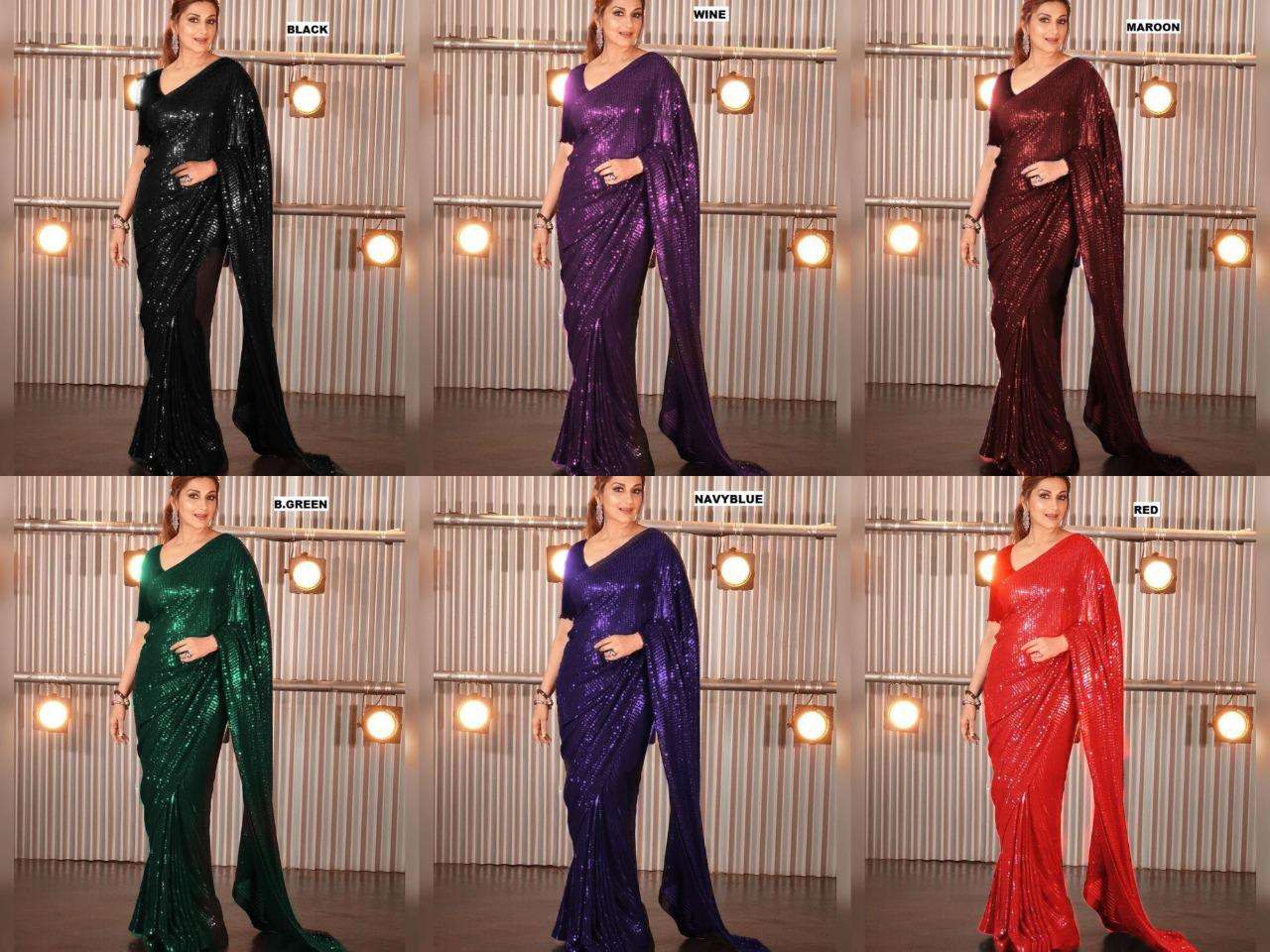 bt-16 designer georgette saree ss