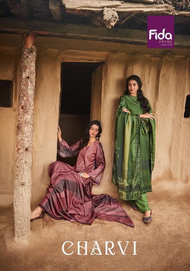 fida charvi series 1001-1006 pashmina suit 