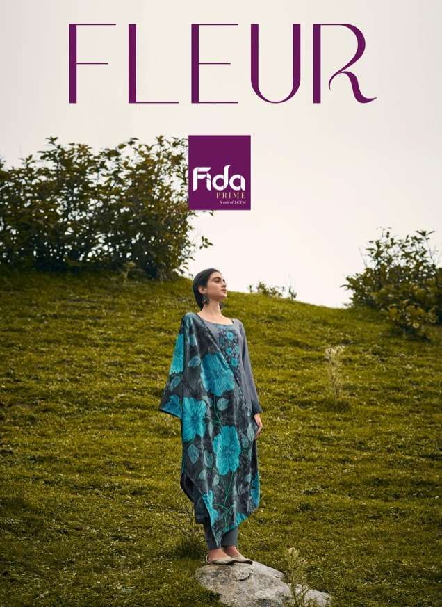 fida fleur series 1001-1006 pashmina suit