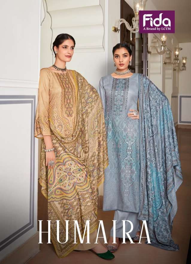 fida humaira series 1001-1006 printed suit 