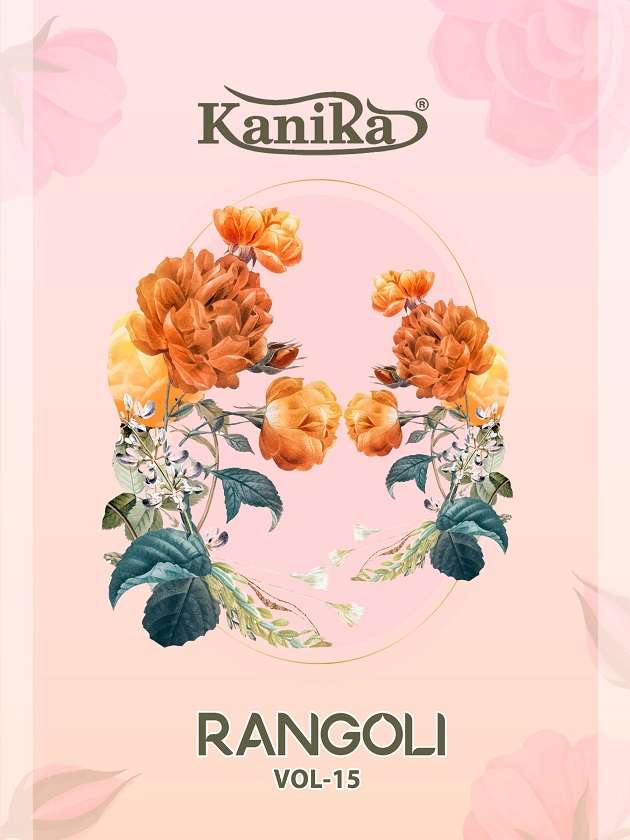 Kanika Rangoli Vol-15 series 15001-15012 pure cotton readymade suit 