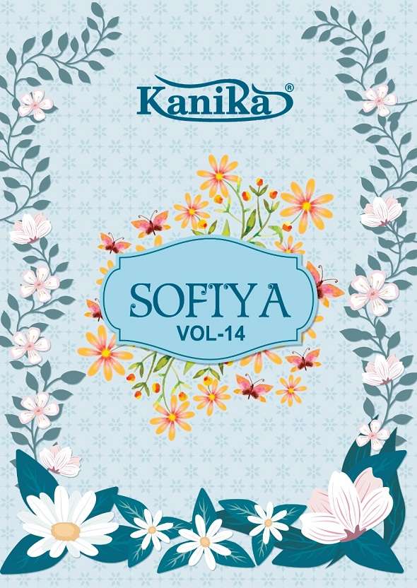 Kanika Sofiya Vol-14 series 14001-14012 pure cotton readymade suit 