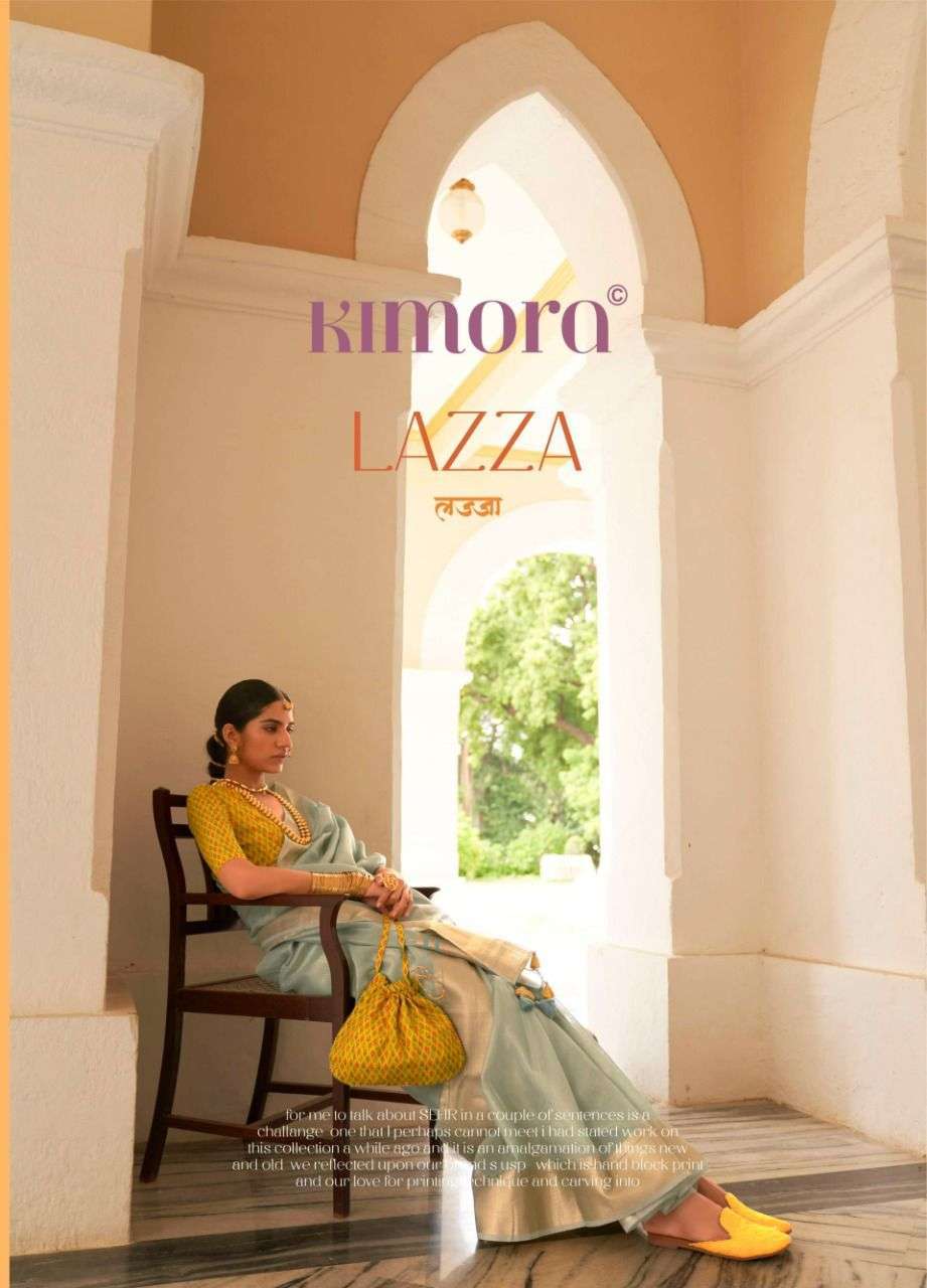 kimora lazza series 2031-2035 organza saree