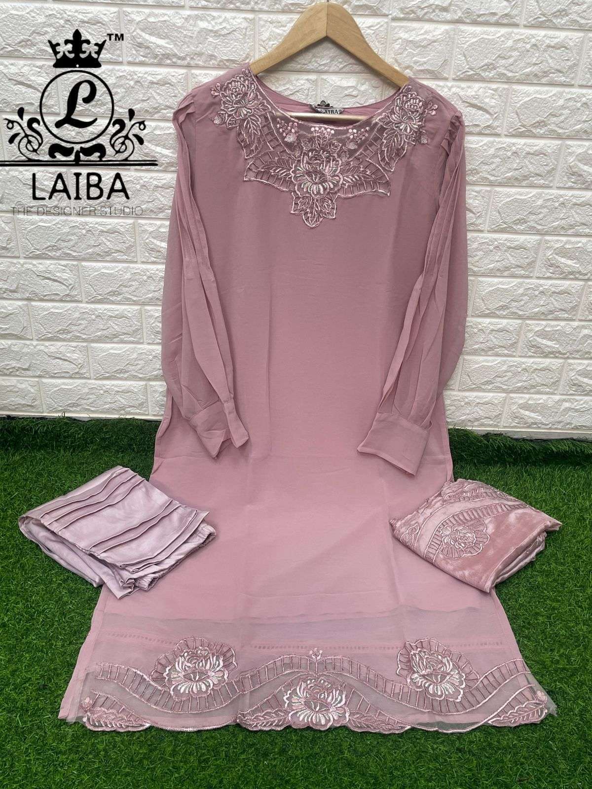 laiba am vol 132 pure georgette readymade suit 