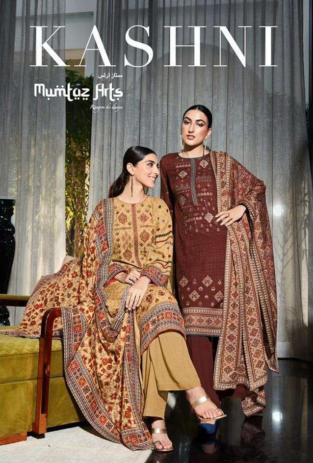 mumtaz arts kashni edition vol 1 series 2001-2008 pure pashmina suit