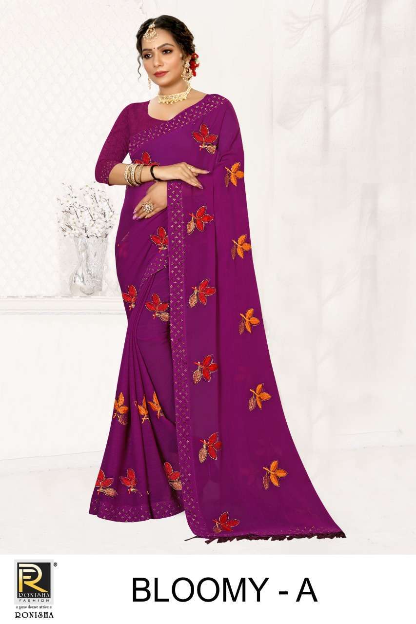 ranjna saree Bloomy zomato silk saree