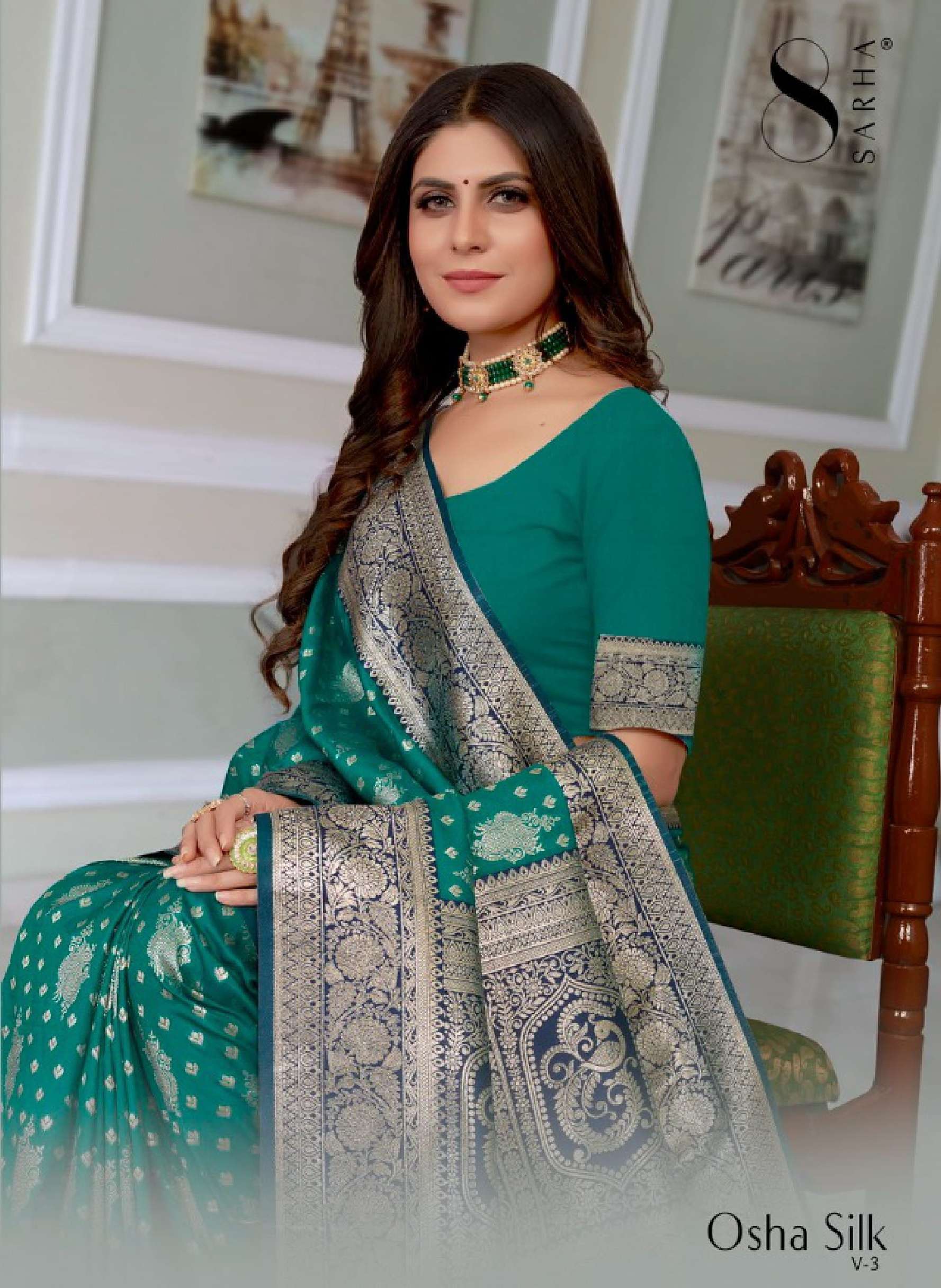 sarha osha silk vol 2 165501-165504 fancy saree