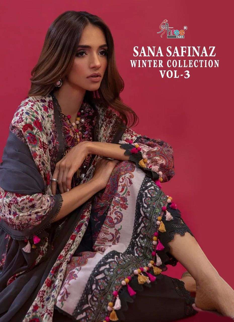 shree fabs sana safinaz winter vol 3 series 2390-2396 pashmina suit 