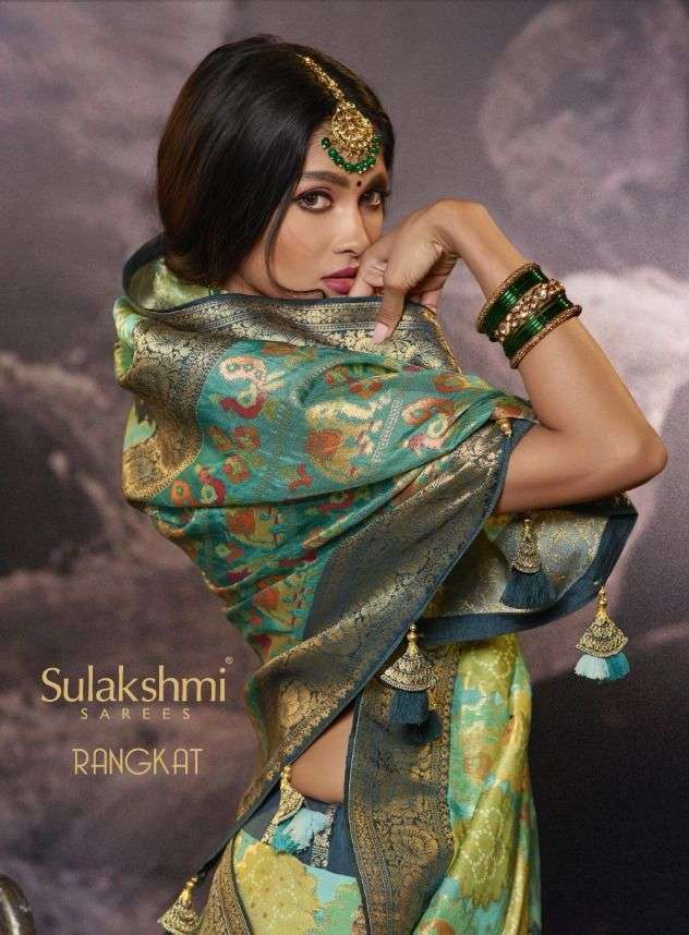 sulakshmi rangkat series 7401-7405 dola saree