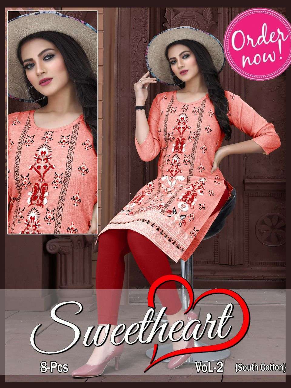 Trendy Sweetheart 2 series 01-08 south cotton kurti