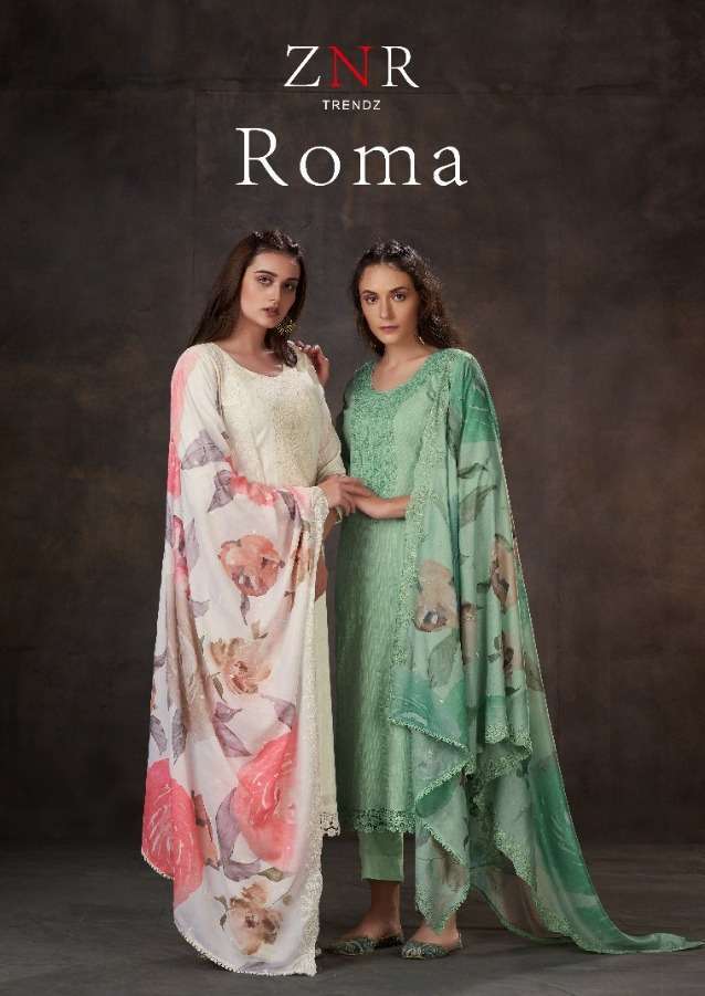 znr trendz roma pure cotton suit 