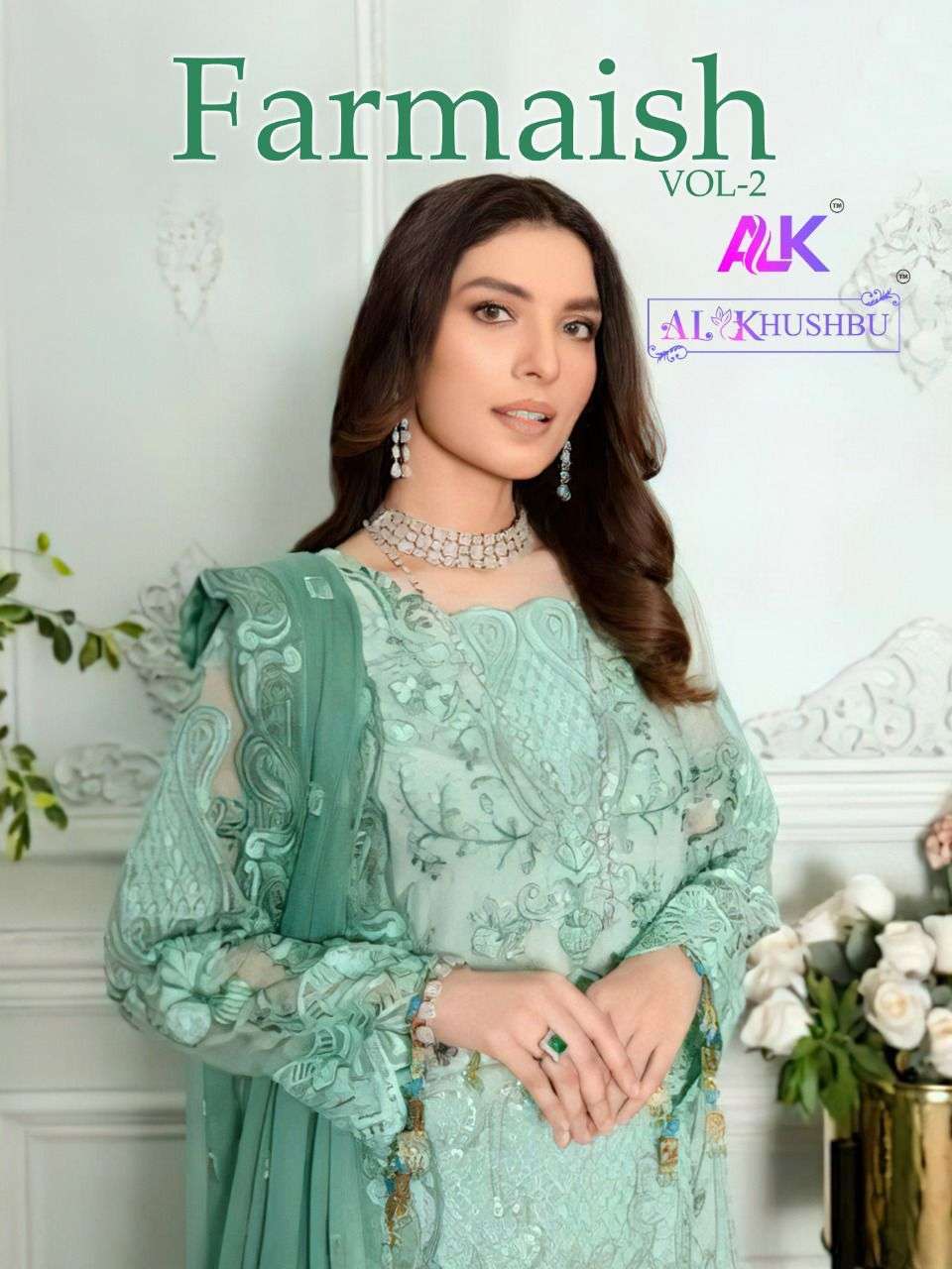 al khushbu farmaish vol 2 designer faux georgette suit 