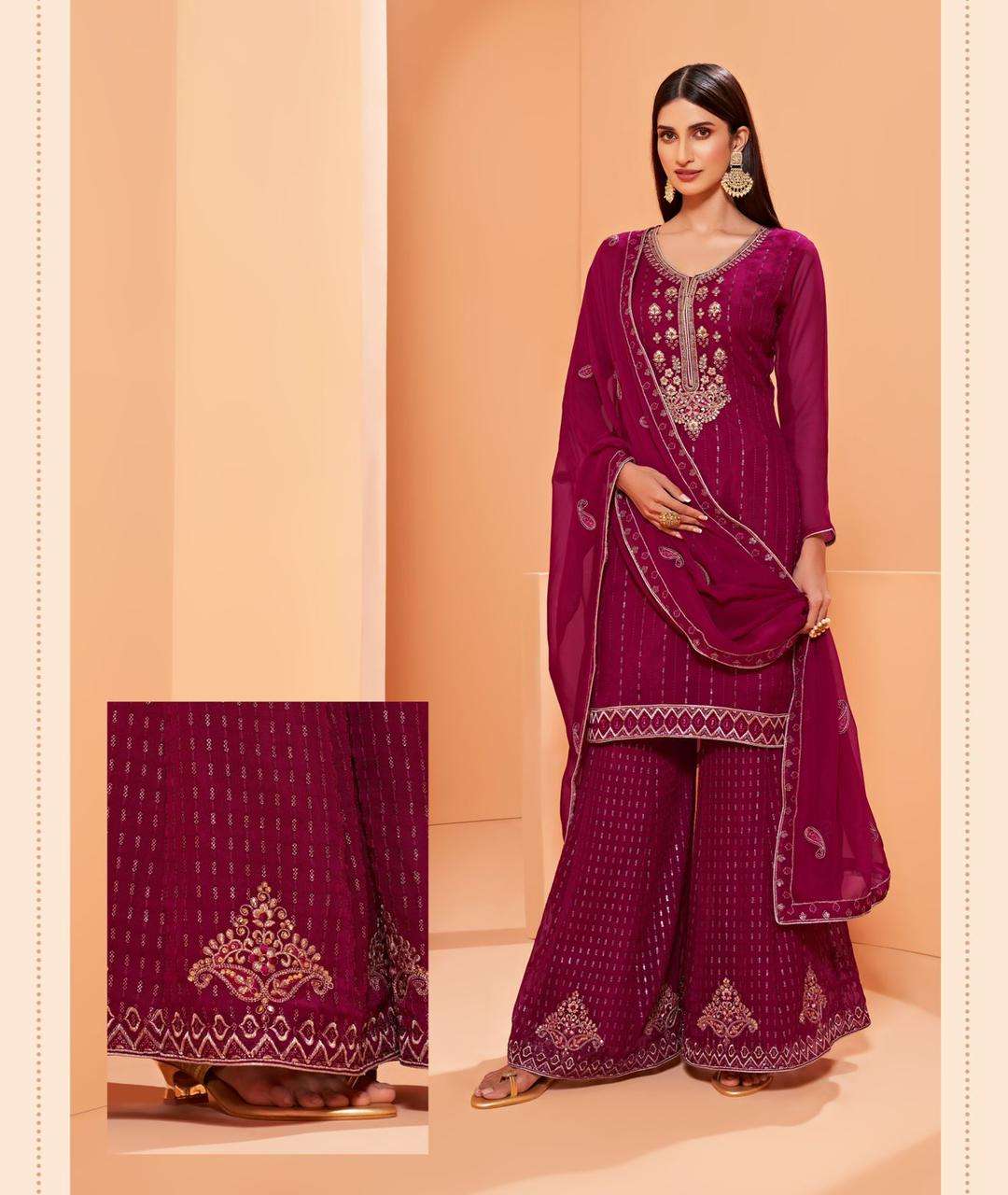 alizeh zaida vol 8 designer pure georgette suit 