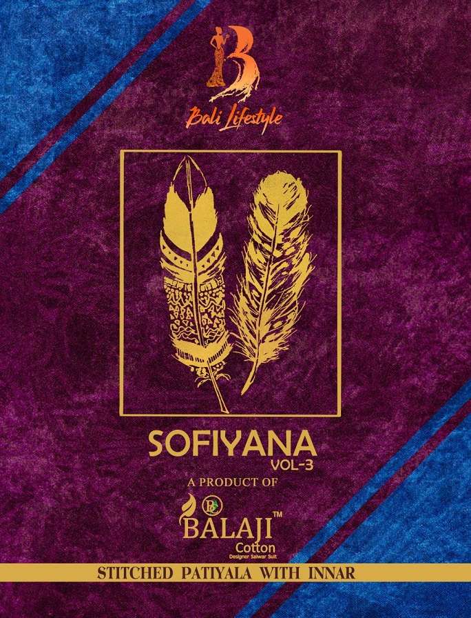 Bali Lifestyle Sofiyana Vol-3 series 3001-3012 pure indo cotton readymade suit 