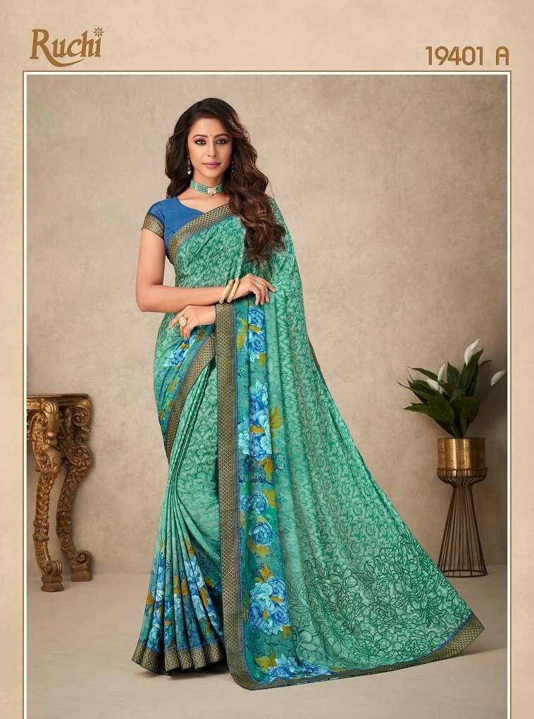 Designer saree crape silk saree 