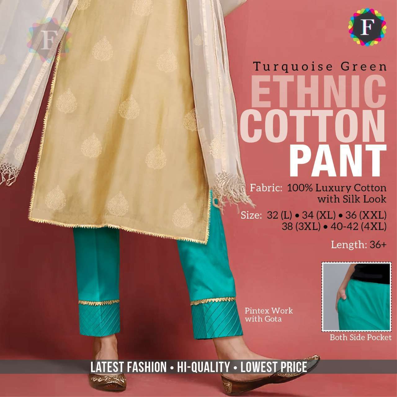 ethnic pant pure luxury cotton pant 