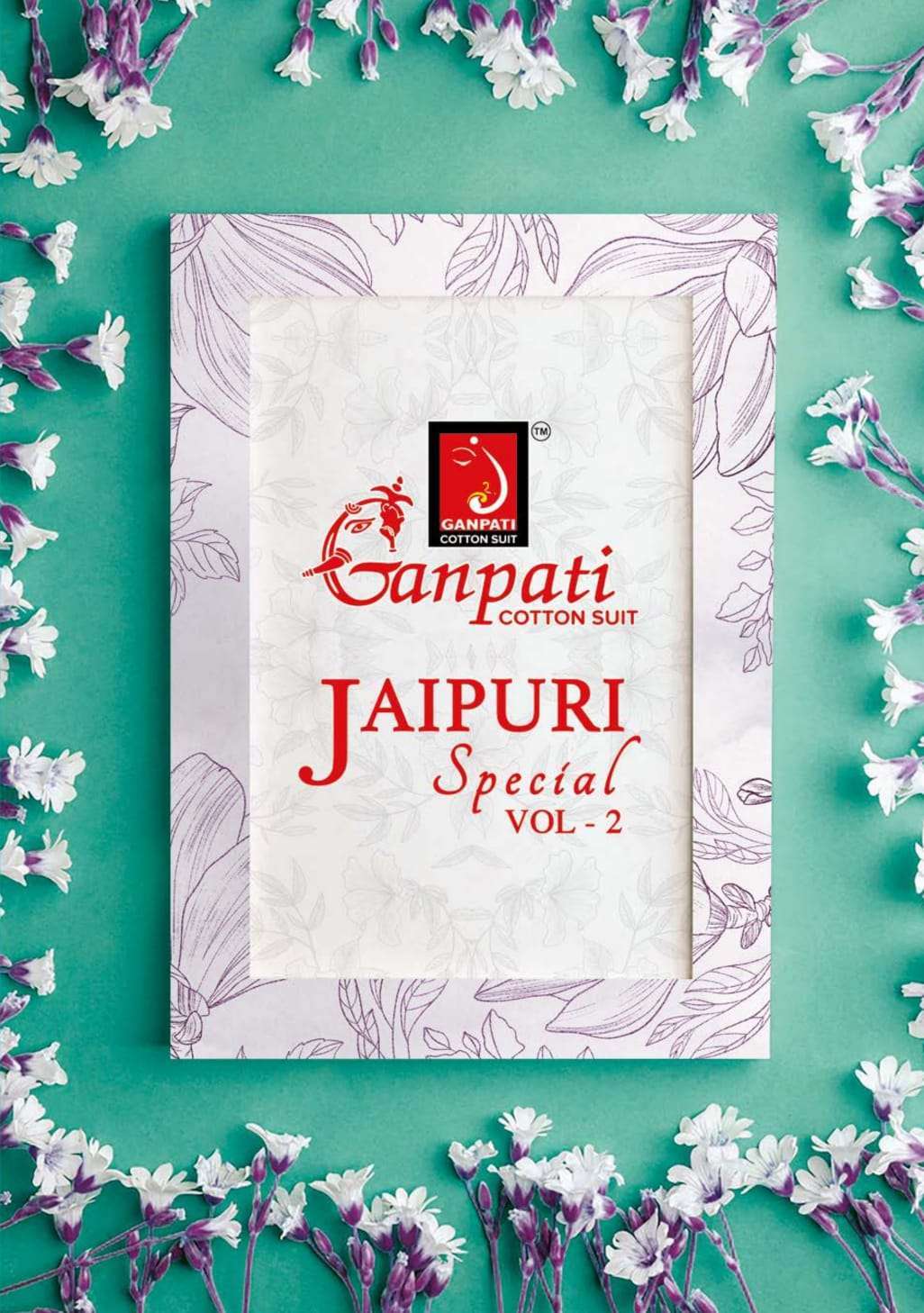 ganpati cotton jaipuri special vol 2 series 116-130 cotton kurti