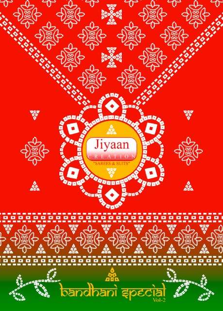 Jiyaan Bandhani Special Vol-2 series 2001-2012 pure cotton suit 