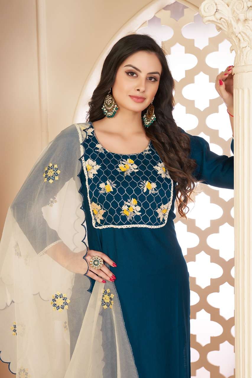 kaira vol 1 designer vatican silk readymade suit 