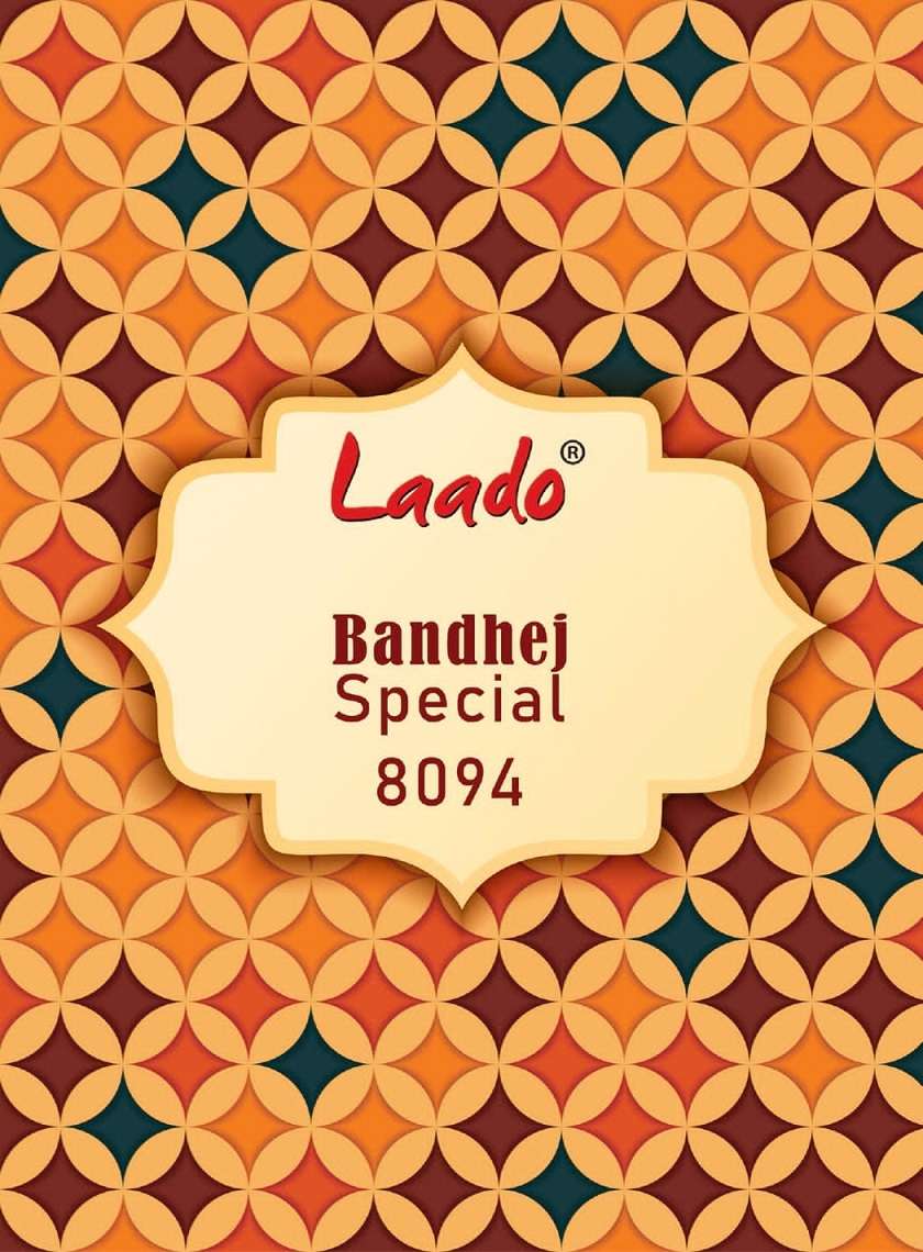 Laado Bandhani series 8094 pure cotton suit 
