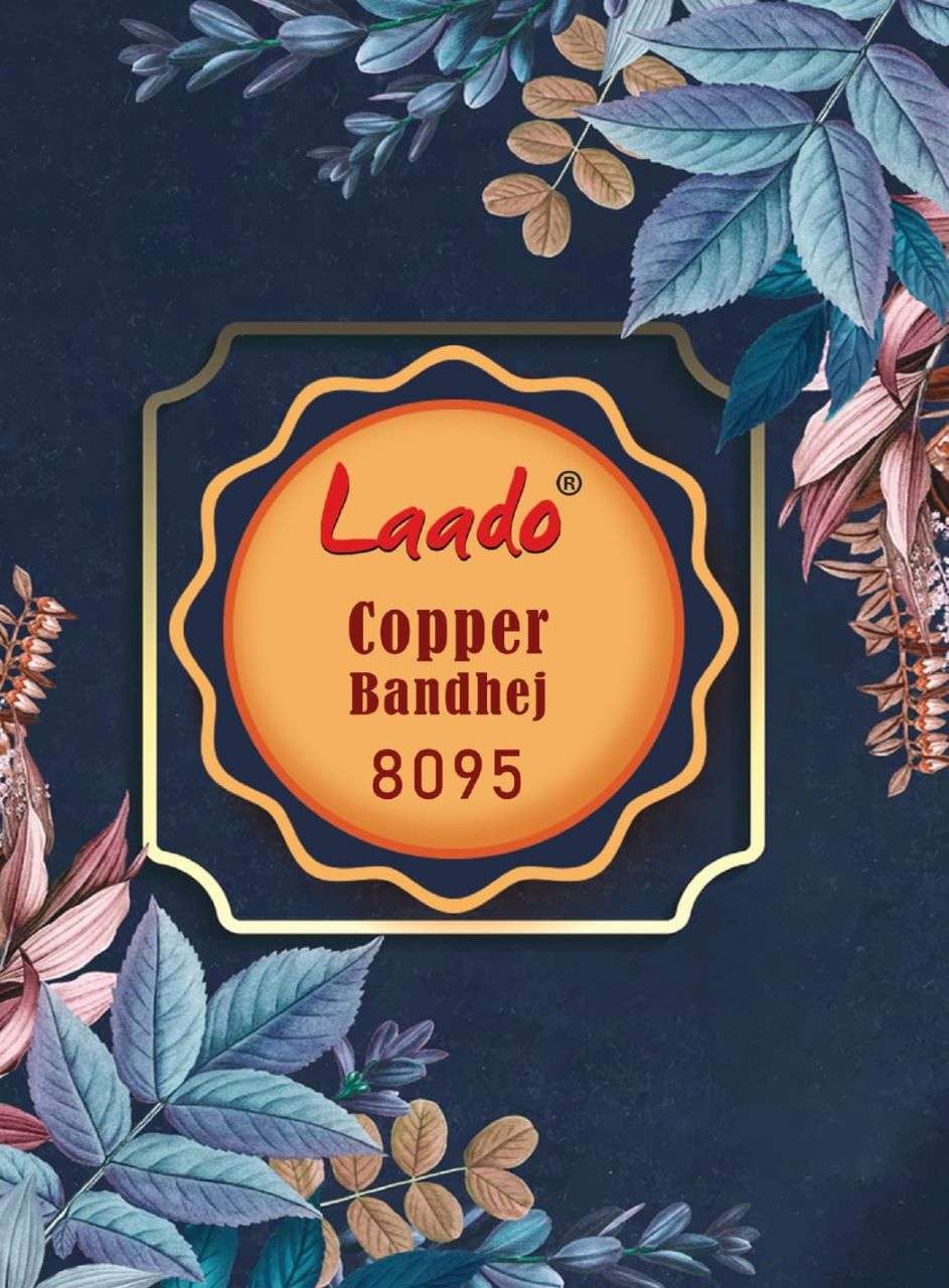 Laado Copper Bandhej 8095 Pure Cotton suit
