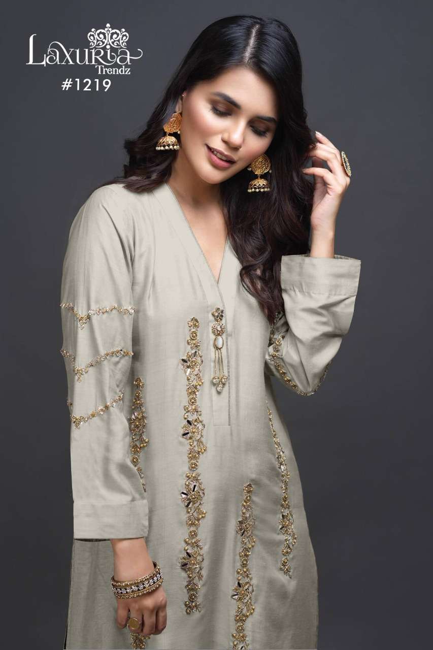 laxuria trendz 1219 designer imported satin suit s