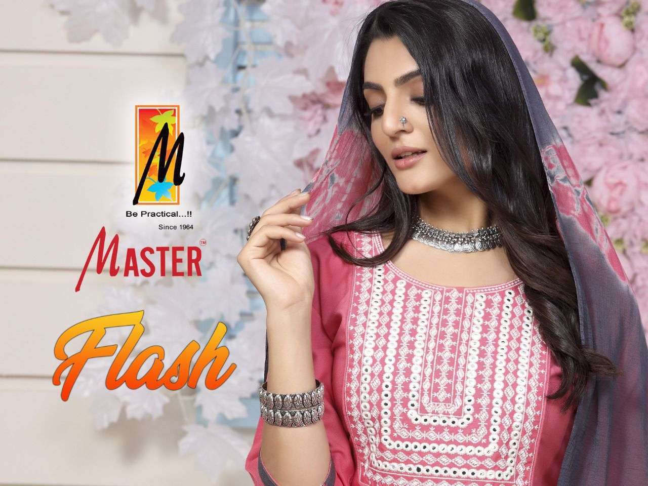 master flash series 101-108 rayon work readymade suit 