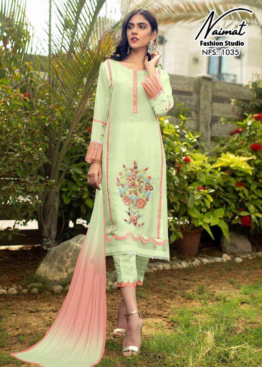 naimat fashion studio nfs-1035 designer pure faux suit 