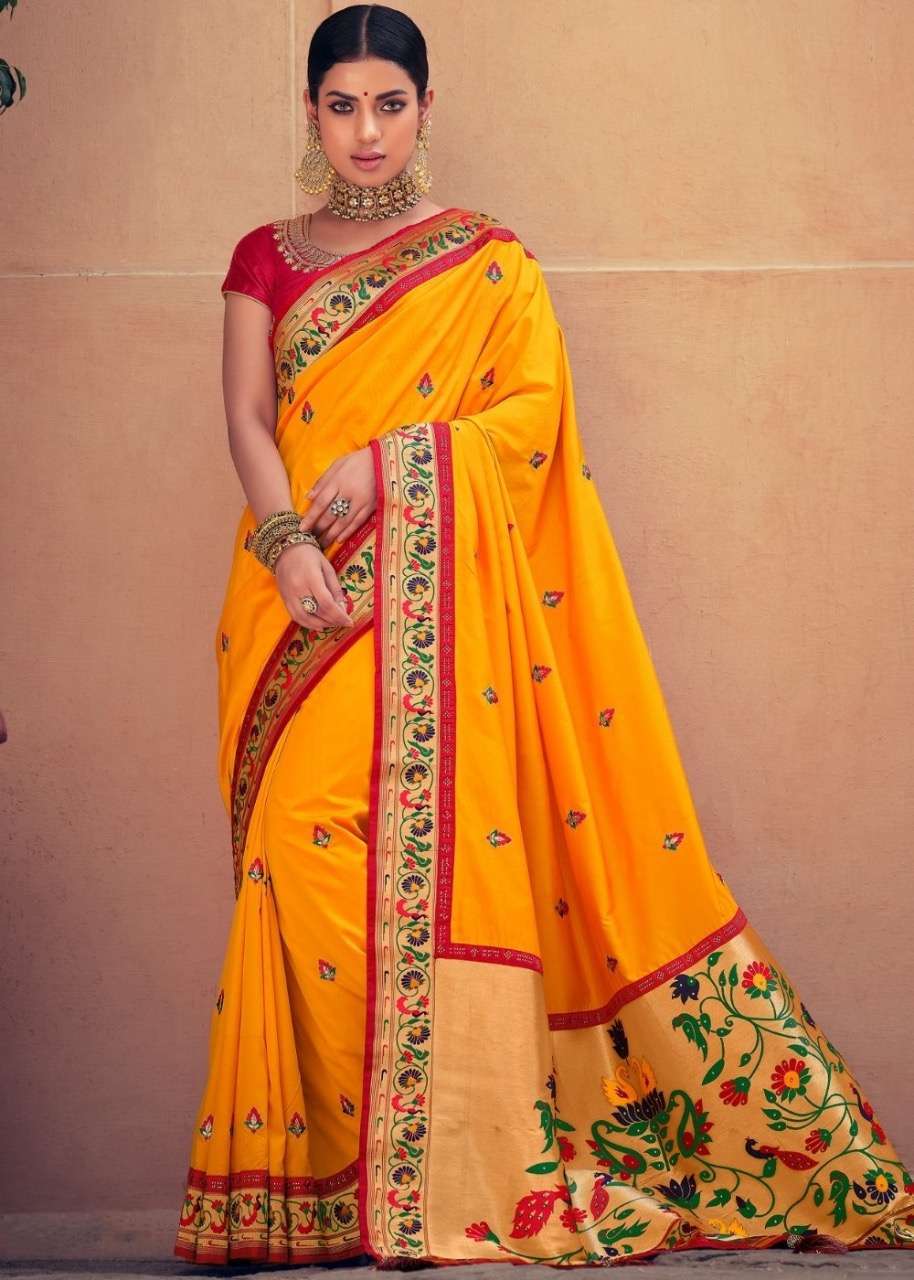 pr riva paithani silk saree