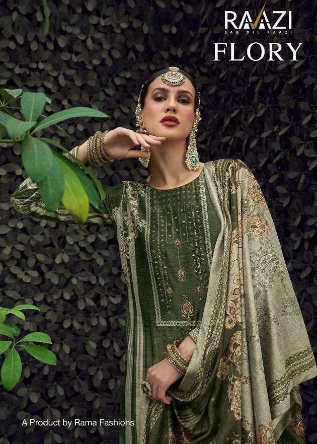 raazi flory series 1001-1006 velvet suit 