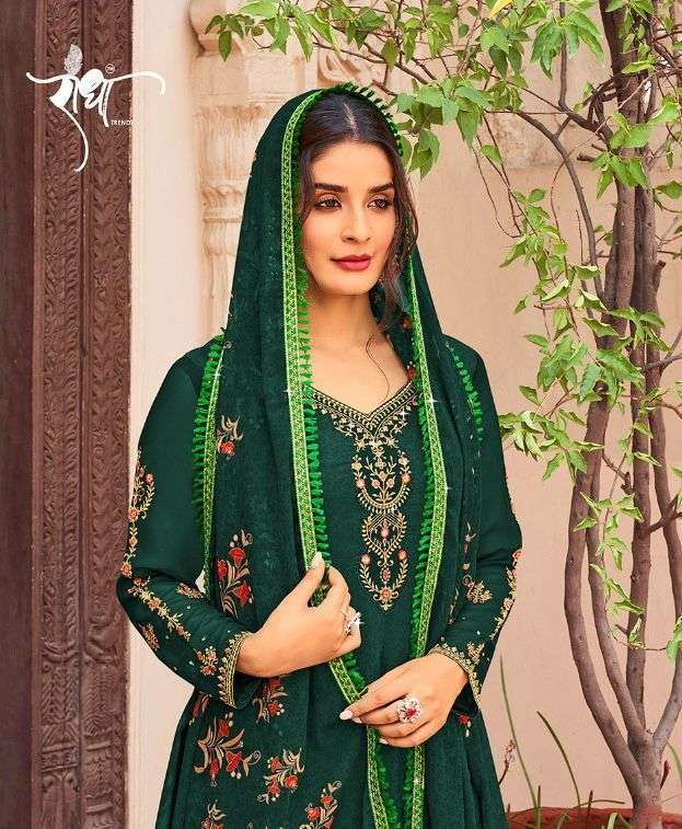 radha trendz cherry silk vol 1 series 11001-11006 french crape suit 