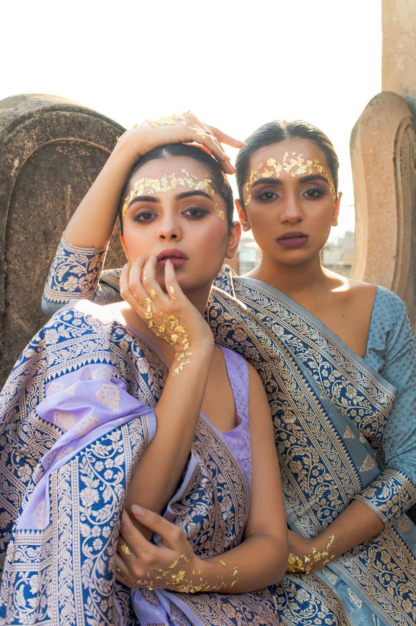 rajyog kiyana silk designer Pure silk weaving saree