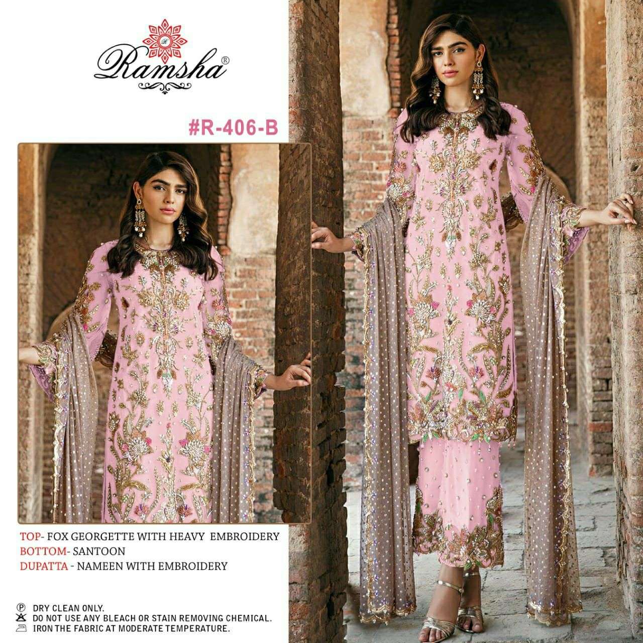 ramsha R-470 designer georgette suit s