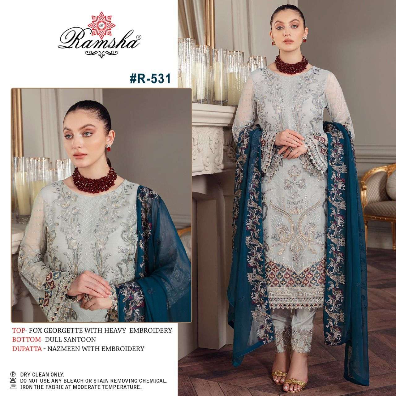 ramsha R-531 designer georgette suit 