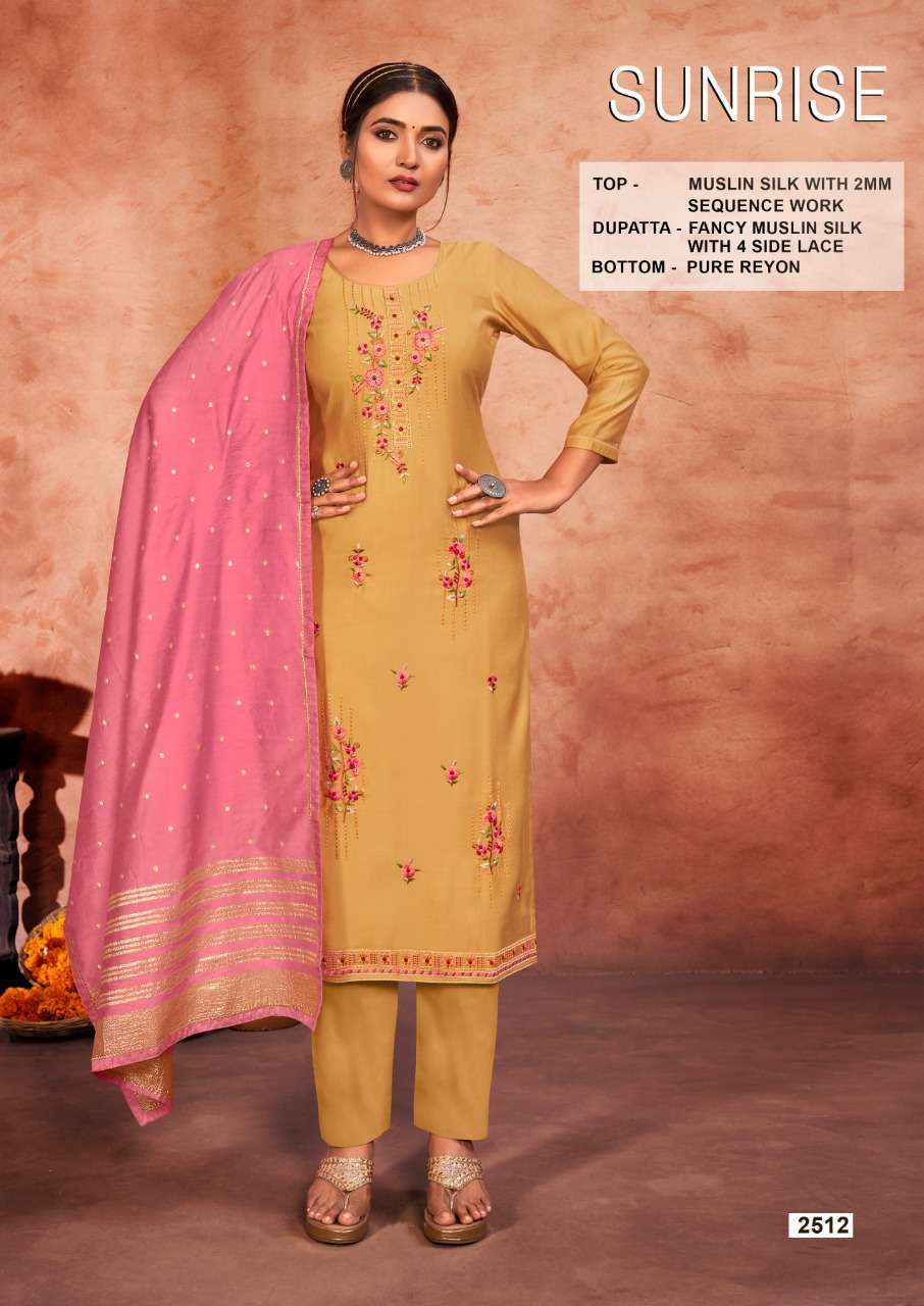 rang sunrise series 2511-2514 muslin suit 