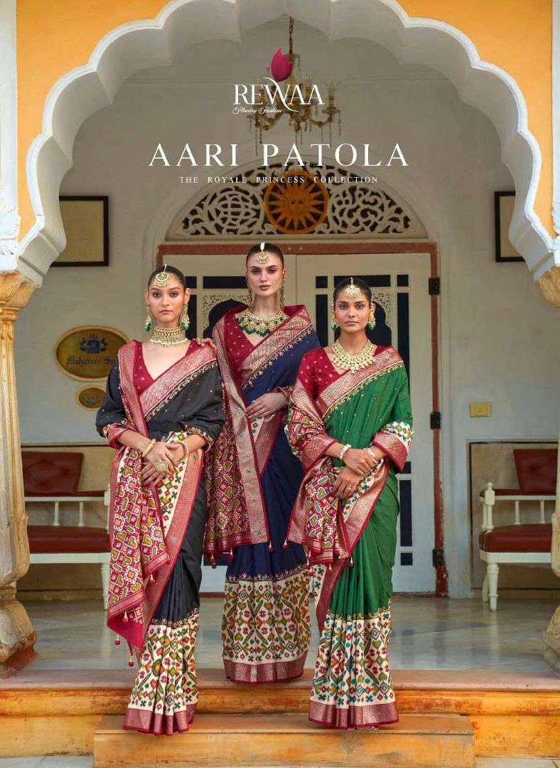 rewaa aari series 497 patola saree