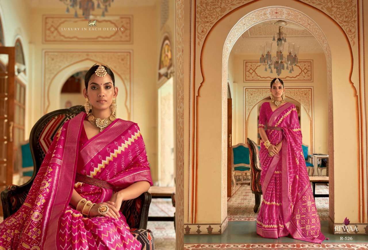 rewaa saptapadi series 526 smooth patola saree