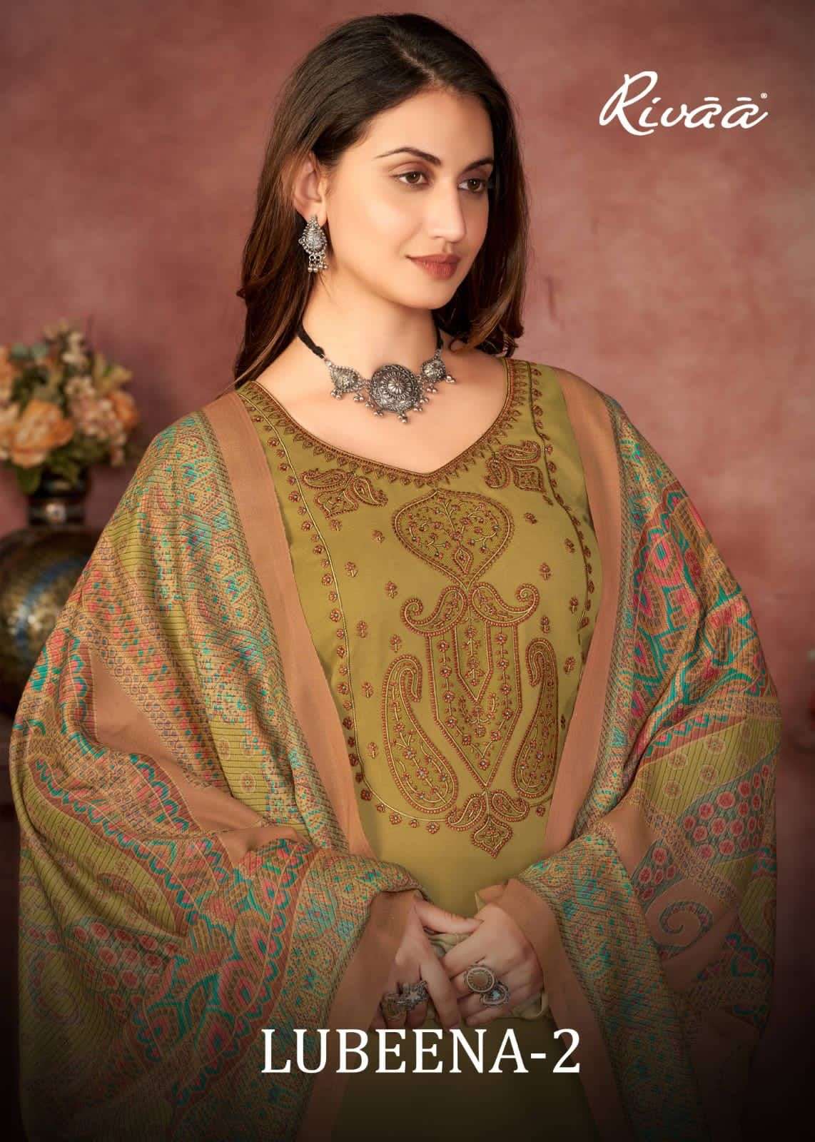 rivaa lubeena vol 2 series 2772-2778 heavy pashmina suit 